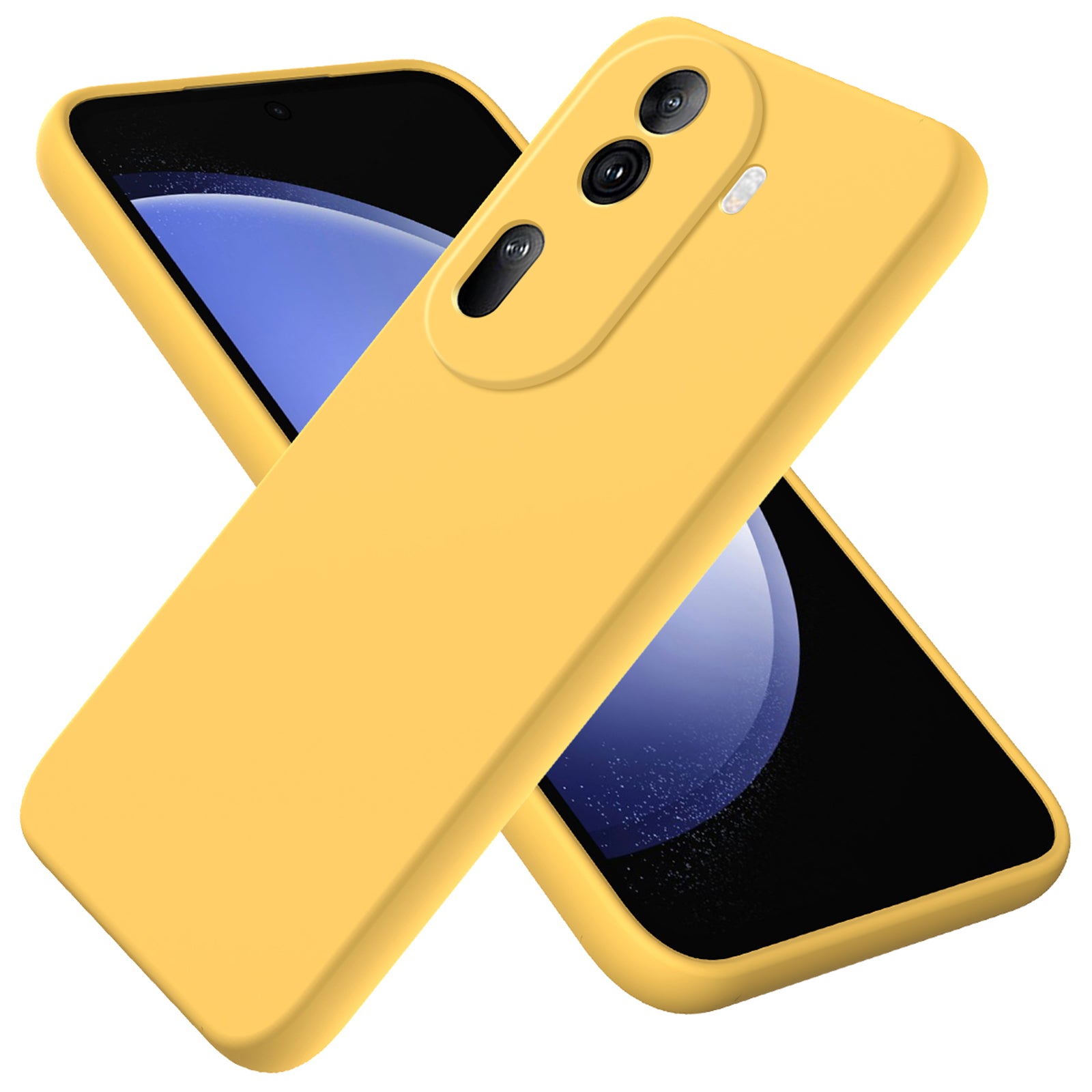 For Oppo Reno11 Pro 5G (Global) Case Liquid Silicone Phone Cover with Anti-Scratch Fiber Lining For Oppo Reno11 Pro 5G (Global) Case Liquid Silicone Phone Cover with Anti-Scratch Fiber Lining